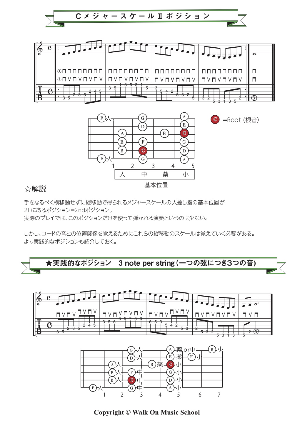 ギター　オンラインレッスン　エレキ　アコギ　石神井公園 ウォークオンミュージックスクール