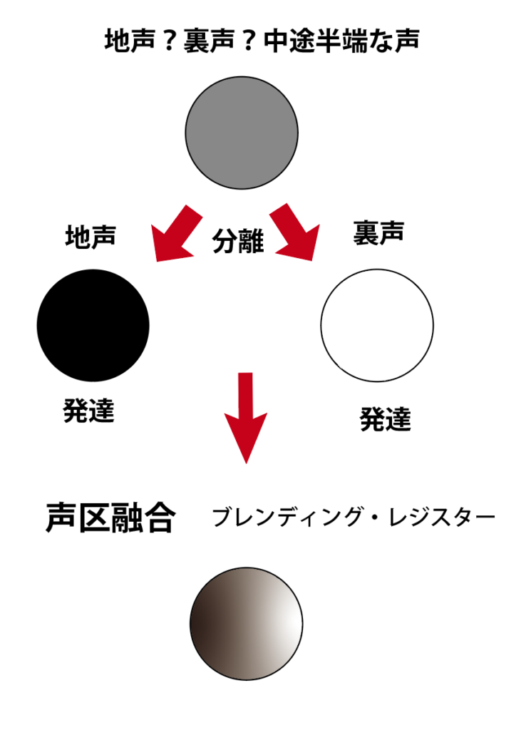 声区融合　ブレンディング・レジスター